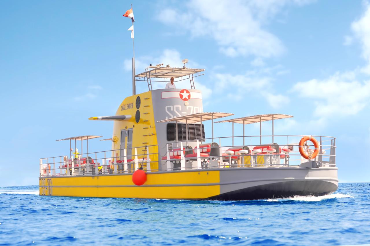 2Wycieczka łodzią podwodną Sea Scope w Szarm el-Szejk