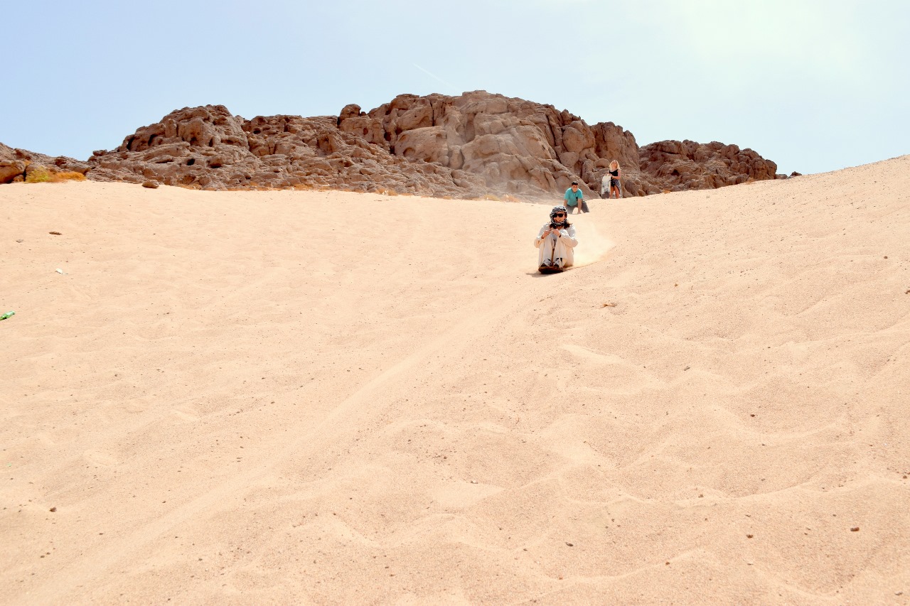 13VIP-Sonnenuntergang in einem Geländewagen in Sharm El Sheikh
